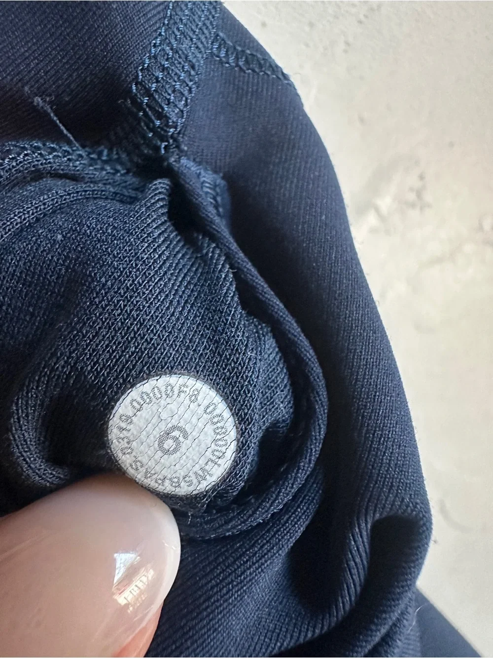 Lululemon Wunder Under Luxtreme Navy Yoga Pilates Athleisure Minimalist Sz 6